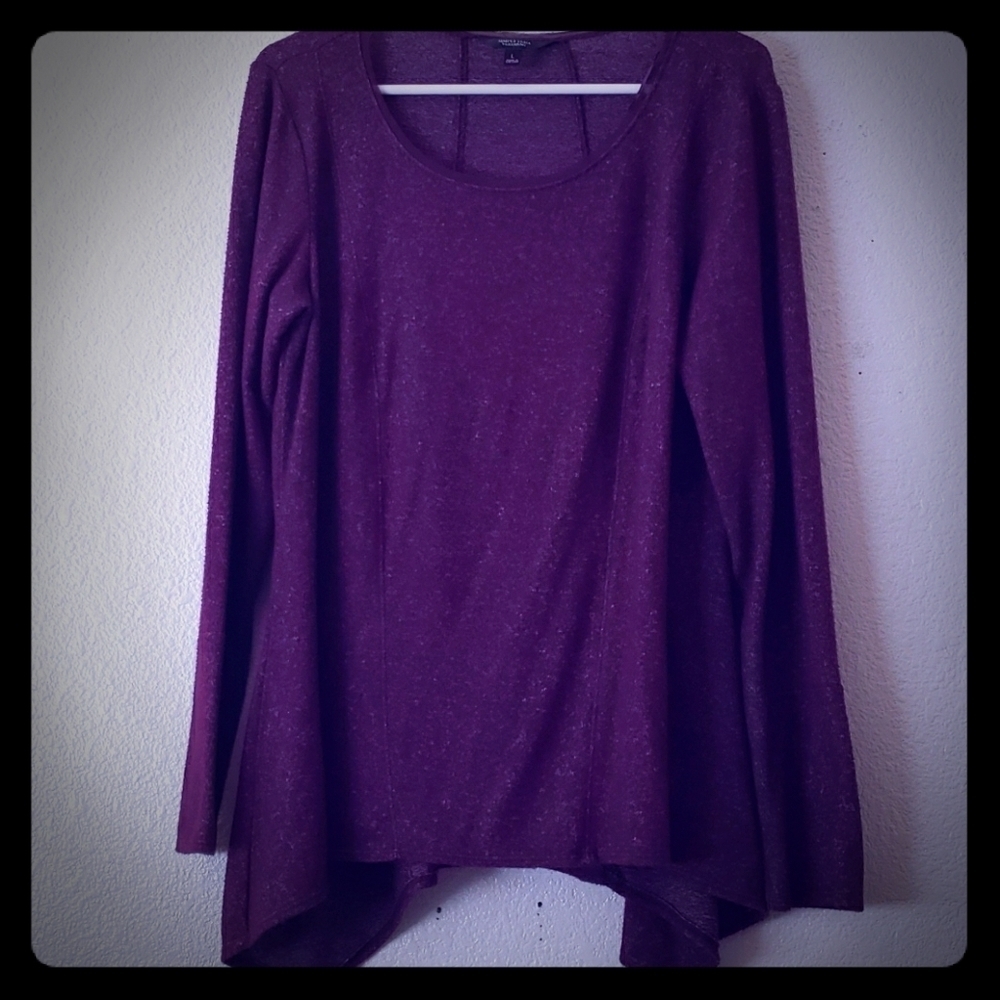Simply Vera by Vera Wang Sweater Purple Size L